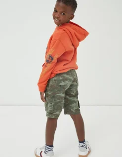 FatFace Lulworth Camo Cargo Shorts Khaki Green