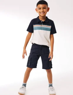 FatFace Lulworth Cargo Shorts Navy
