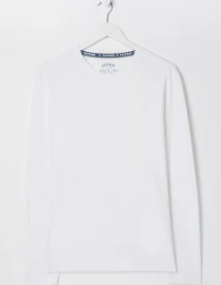 FatFace Lulworth Long Sleeve T-Shirt White Hot