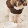 FatFace Marching Dogs Print Pet Bowl Grey Best