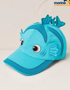 FatFace Marine Conservation Society Fish Creature Cap Light Aqua Online
