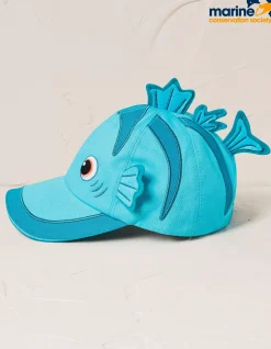 FatFace Marine Conservation Society Fish Creature Cap Light Aqua Online