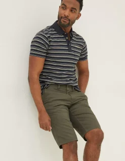 FatFace Mawes Chino Shorts Khaki Green Sale