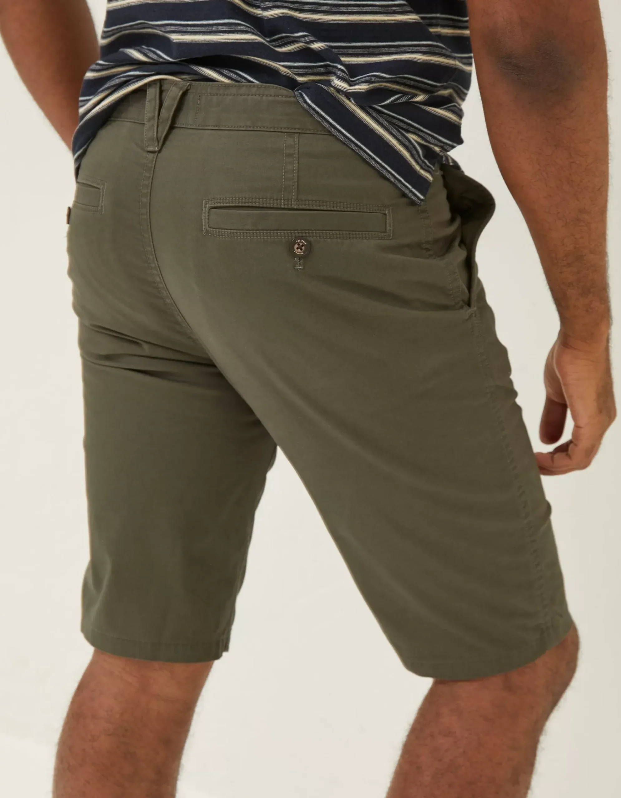 FatFace Mawes Chino Shorts Khaki Green Sale