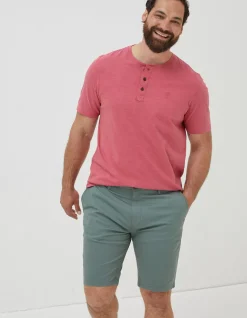FatFace Mawes Chino Shorts Green Haze Hot