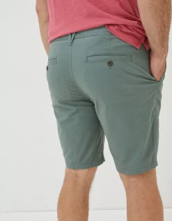 FatFace Mawes Chino Shorts Green Haze Hot