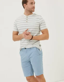 FatFace Mawes Chino Shorts Chambray Blue Hot