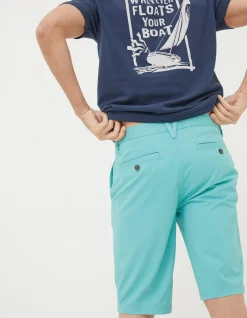 FatFace Mawes Chino Shorts Light Teal New