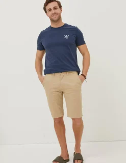 FatFace Mawes Chino Shorts Light Tan Discount