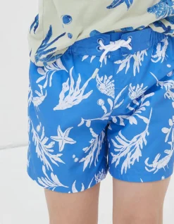 FatFace Mcs Rock Pool Swim Shorts Cobalt Blue