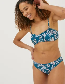 FatFace Mcs Seaweed Bikini Bottoms Light Teal Discount