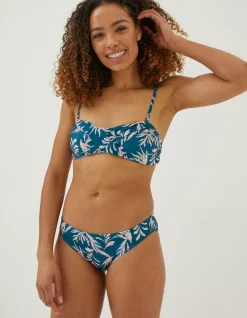 FatFace Mcs Seaweed Bikini Top Light Teal Outlet