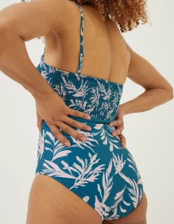 FatFace Mcs Seaweed Swimsuit Light Teal Discount