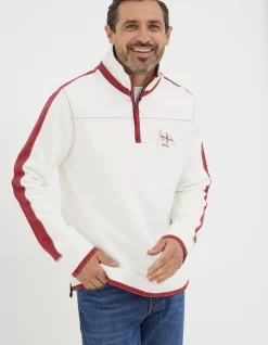 FatFace Nation Airlie England Sweatshirt White Sale