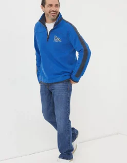 FatFace Nation Airlie Scotland Sweatshirt Blue Outlet