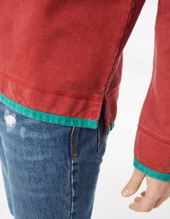 FatFace Nation Airlie Wales Sweatshirt Red Clearance