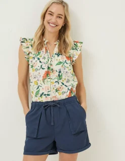 FatFace National Forest Pocket Detail Shorts Navy Hot