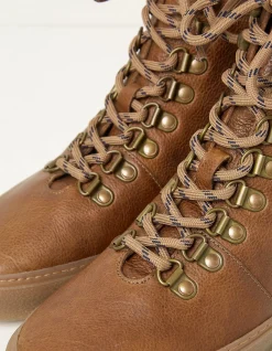 FatFace Nicky Hybrid Hiker Boots Chestnut Hot