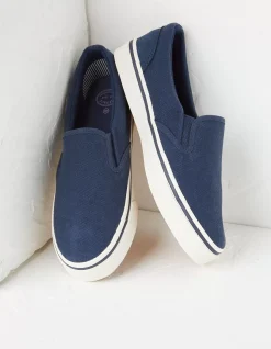 FatFace Ollie Slip On Trainers Navy Discount