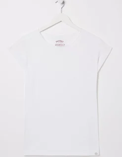 FatFace Organic Cotton Ivy T Shirt White Discount