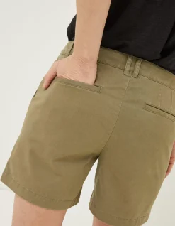 FatFace Padstow Chino Shorts Khaki Green Online