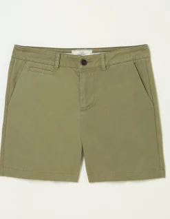 FatFace Padstow Chino Shorts Khaki Green Online
