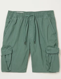 FatFace Padstow Pull On Cargo Shorts Dusky Green Best