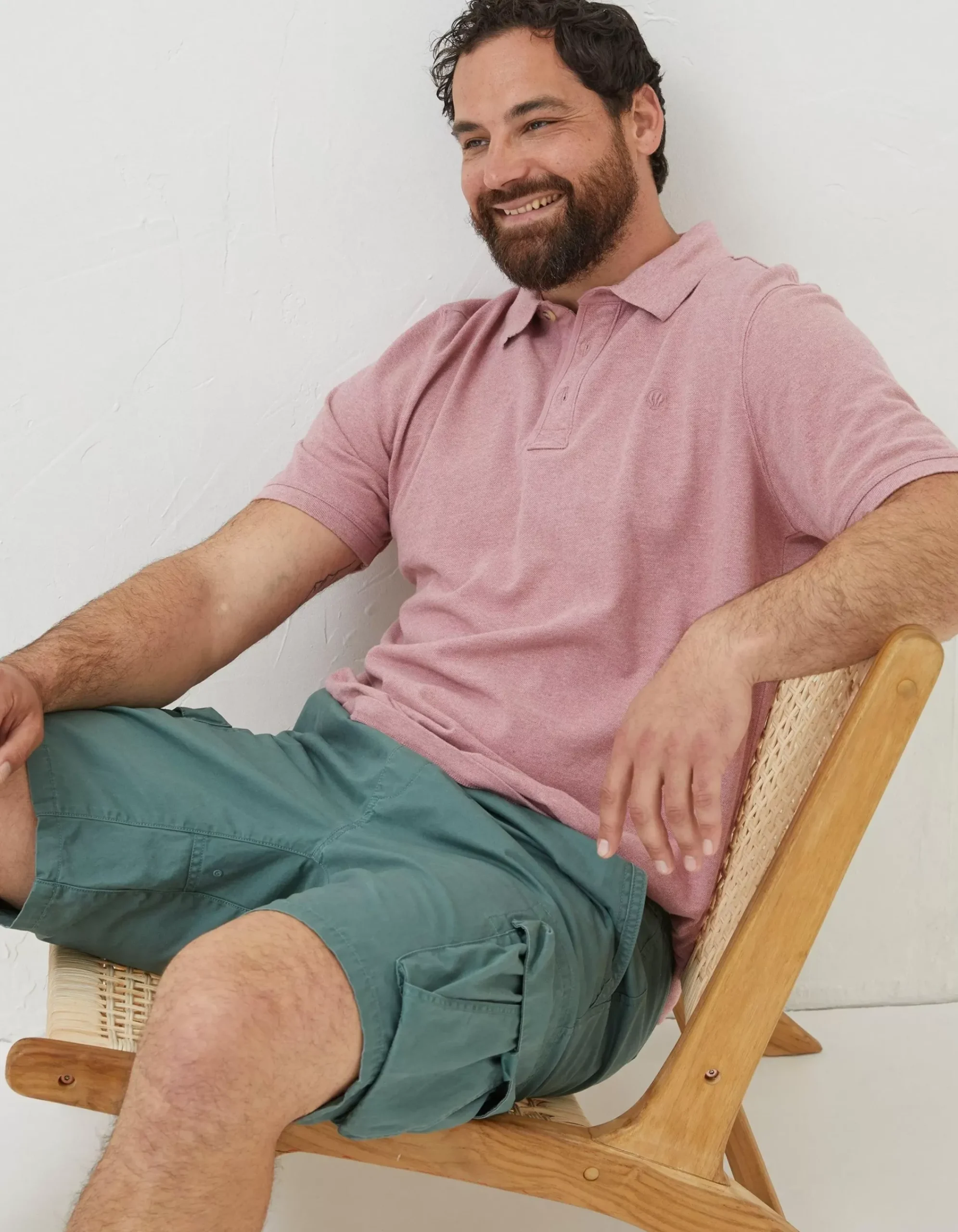 FatFace Padstow Pull On Cargo Shorts Dusky Green Best