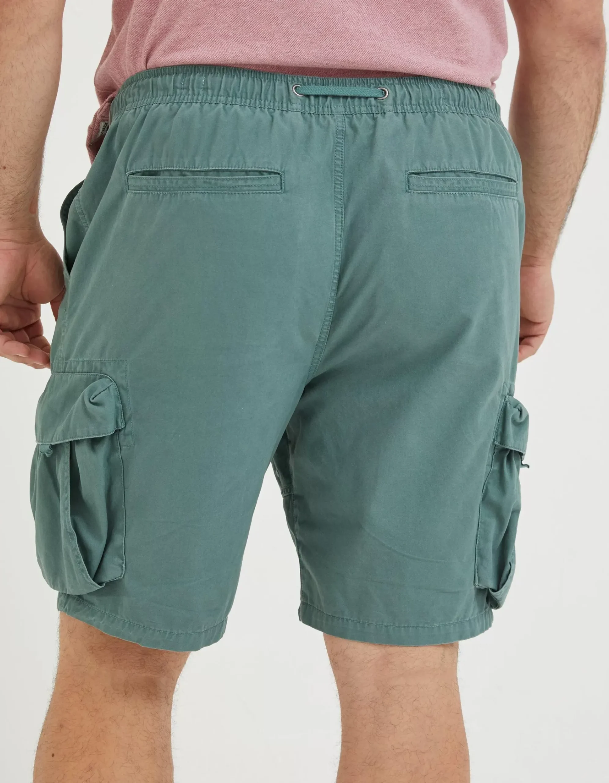 FatFace Padstow Pull On Cargo Shorts Dusky Green Best