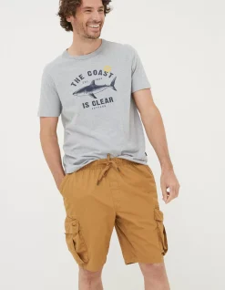 FatFace Padstow Pull On Cargo Shorts Tan Best