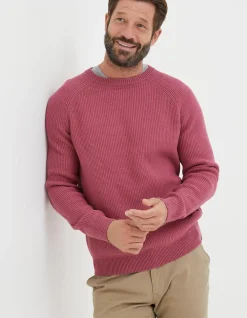 FatFace Pembrey Crew Jumper Rose Pink New