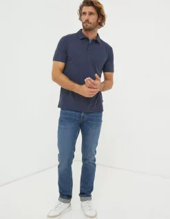 FatFace Perranporth Polo Navy Outlet
