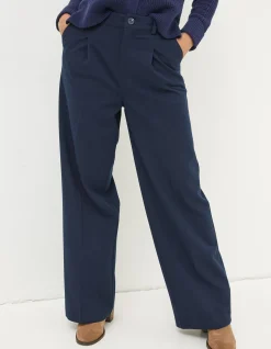 FatFace Piper Herringbone Trouser Navy Best