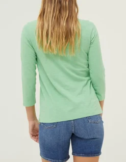 FatFace Porter Organic Cotton T Shirt Light Green Best