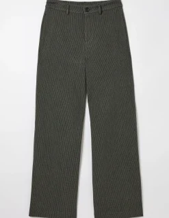 FatFace Presley Mini Check Trouser Charcoal Grey Sale