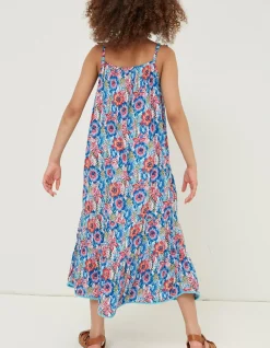 FatFace Rosa Tropical Print Dress Multi Colour Discount