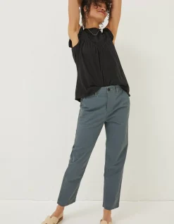 FatFace Rye Chinos Teal Green Outlet