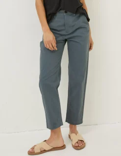 FatFace Rye Chinos Teal Green Outlet