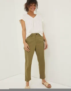 FatFace Rye Chinos Khaki Green Online