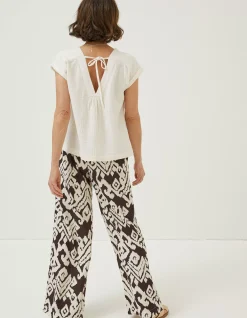 FatFace Sadie Blouse Ivory Clearance