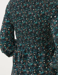 FatFace Sara Evergreen Top Black