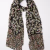 FatFace Scattered Ditsy Scarf Black