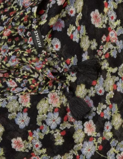 FatFace Scattered Ditsy Scarf Black