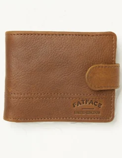 FatFace Seamed Leather Wallet Tan Discount