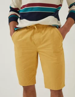 FatFace Seaton Pull On Shorts Golden Yellow Best