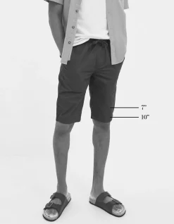 FatFace Seaton Pull On Shorts Washed Orange Discount