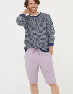FatFace Seaton Pull On Shorts Lilac Best