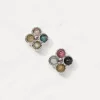 FatFace Semi Precious Studs Multi Hot