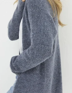 FatFace Sennan Cocoon Cardigan Charcoal Grey Hot