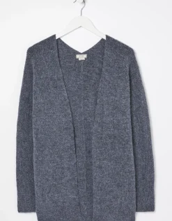 FatFace Sennan Cocoon Cardigan Charcoal Grey Hot